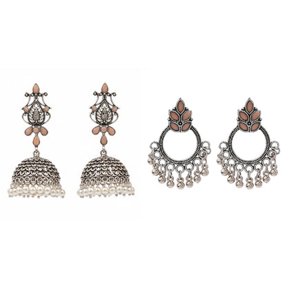 Kalash Kamal earring  Fine Shine stud earrings  Combo set