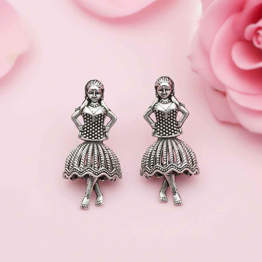 Mini Muse stud earrings (Silver)