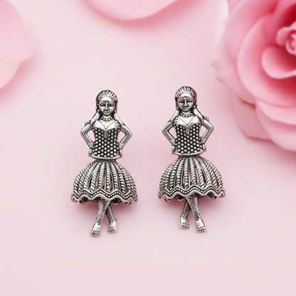 Mini Muse stud earrings (Silver)