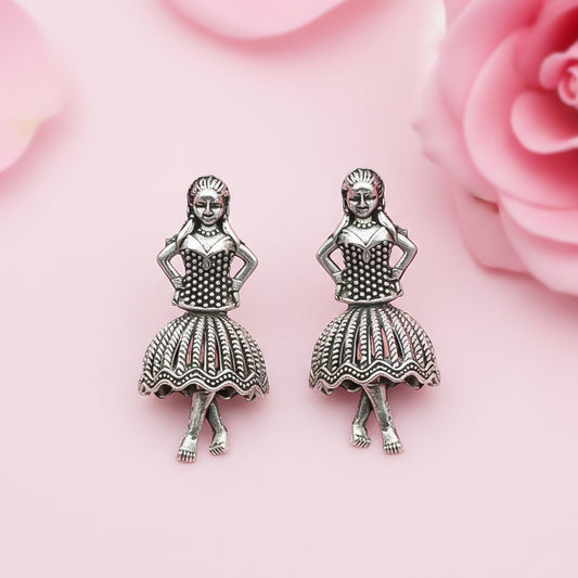 Mini Muse stud earrings (Silver)