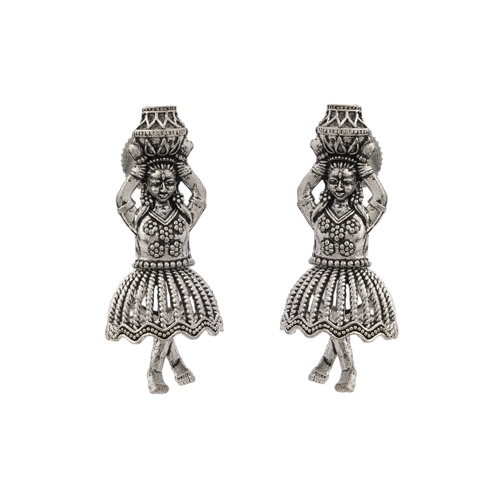 Mini Muse stud earrings (Silver)