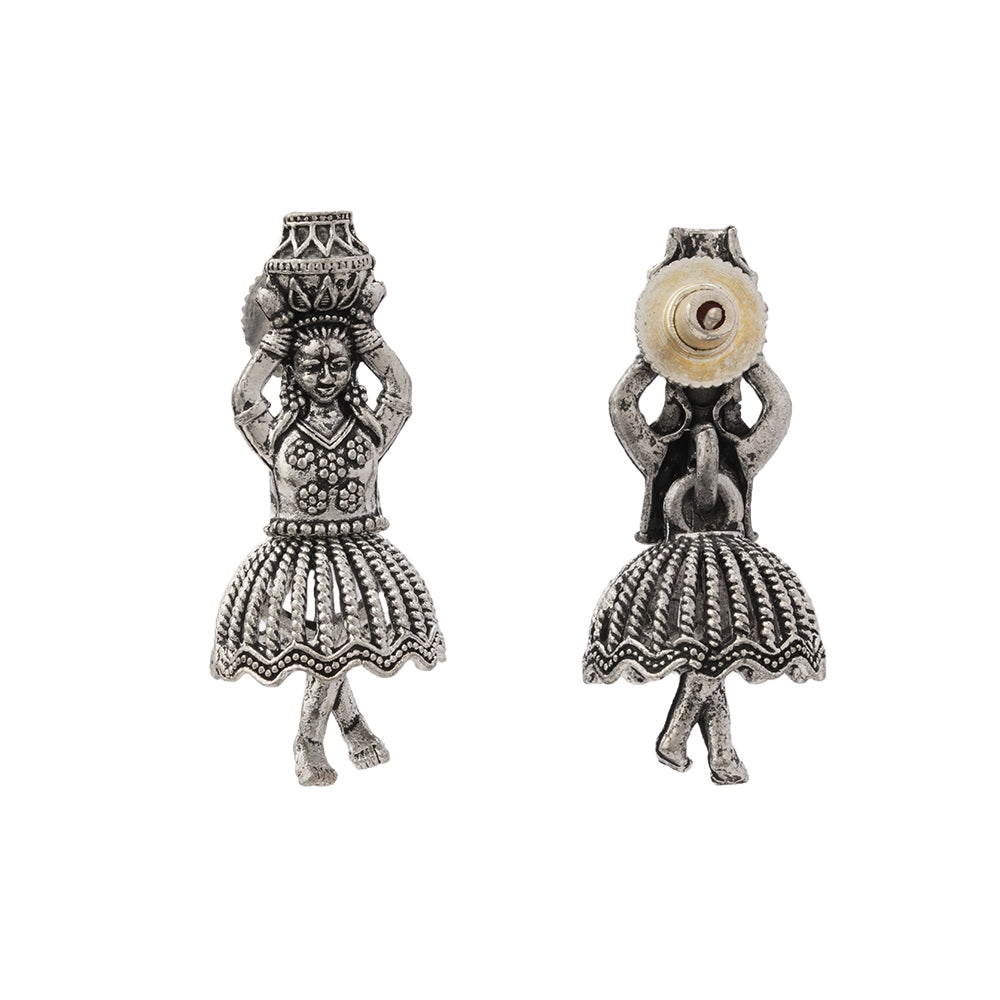 Mini Muse stud earrings (Silver)