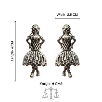 Mini Muse stud earrings (Silver)