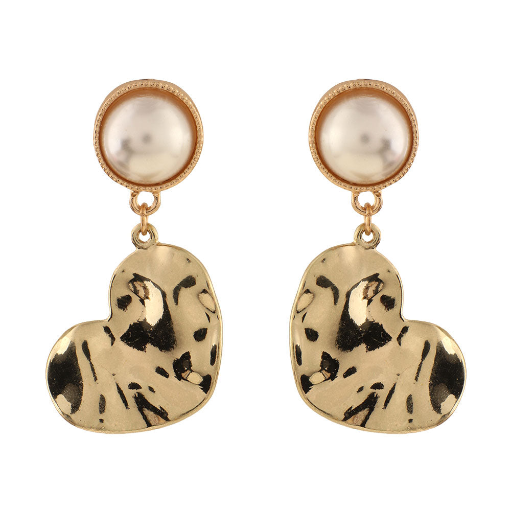Golden glide dangler earrings