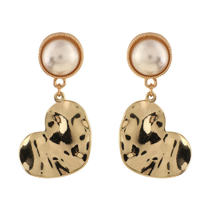 Golden glide dangler earrings