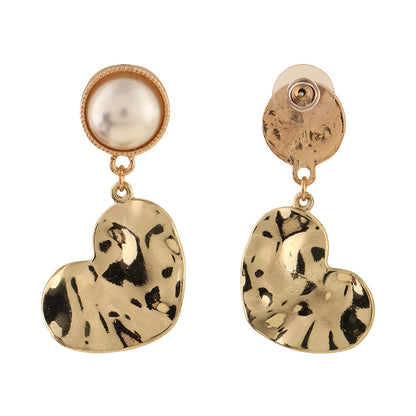 Golden glide dangler earrings