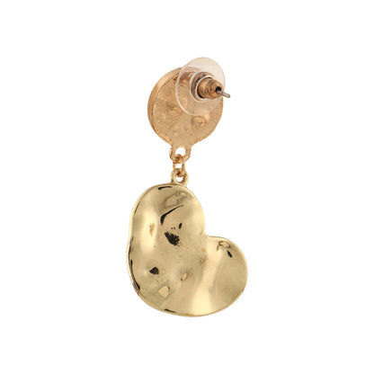 Golden glide dangler earrings