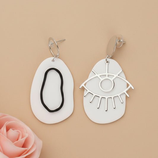Mystic vision dangler earrings (Silver)