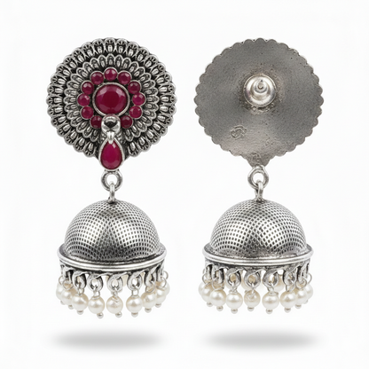 Evergreen  earrings (Red)