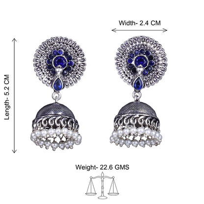Evergreen  earrings (Blue)