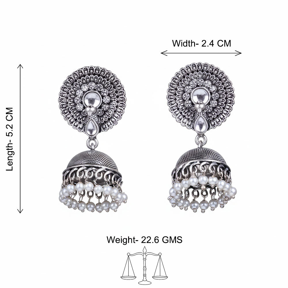 Evergreen  earrings (White)