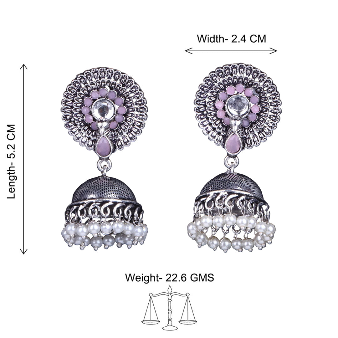 Evergreen  earrings (Baby Pink)