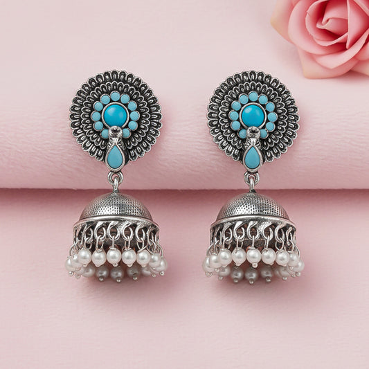 Evergreen  earrings (Sky Blue)