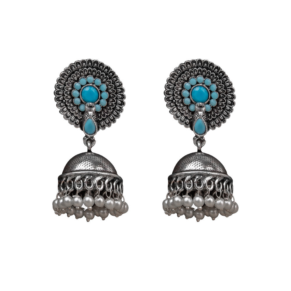 Evergreen earrings (Sky Blue) Treasure oink dangler earrings Combo set