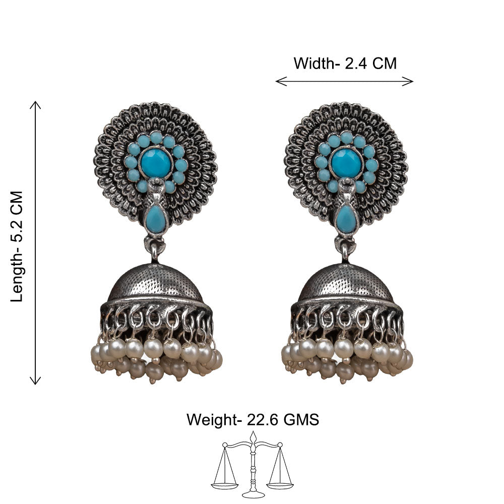 Evergreen  earrings (Sky Blue)