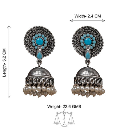Evergreen  earrings (Sky Blue)