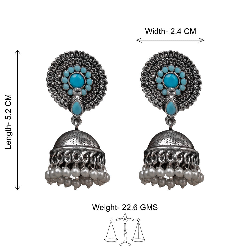 Evergreen  earrings (Sky Blue)