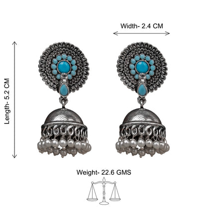 Evergreen  earrings (Sky Blue)