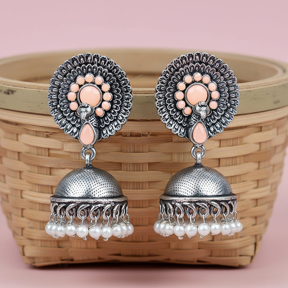 Evergreen  earrings (Light Orange)