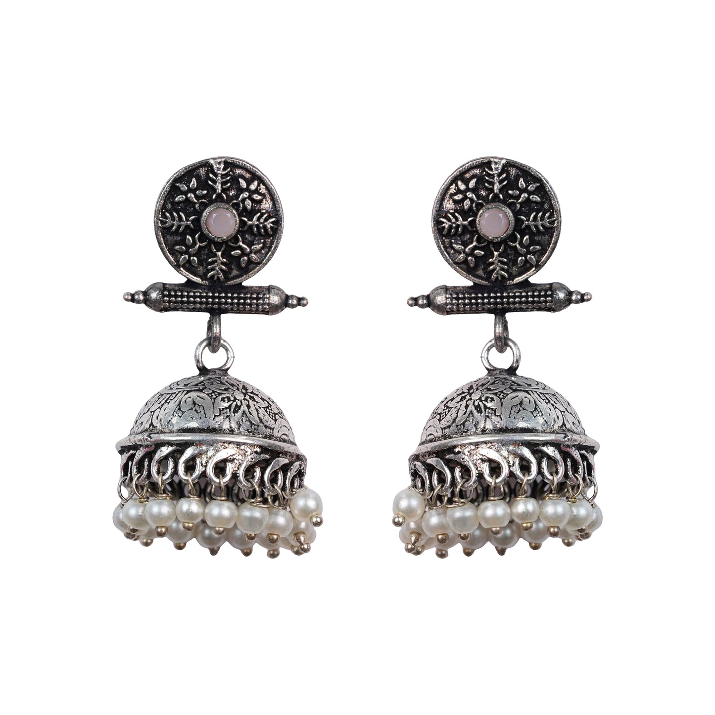 Charmbell  earrings (Light Orange)