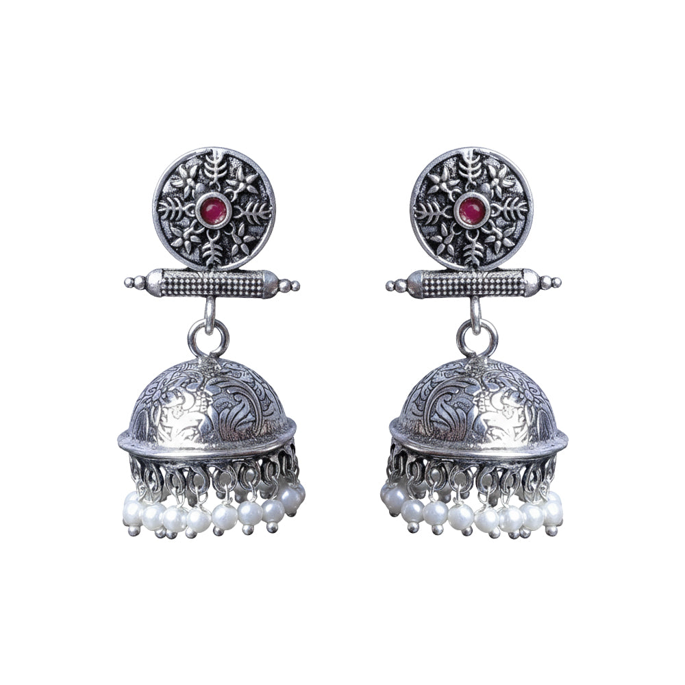 Charmbell  earrings (Red)