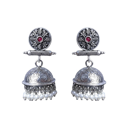 Charmbell  earrings (Red)