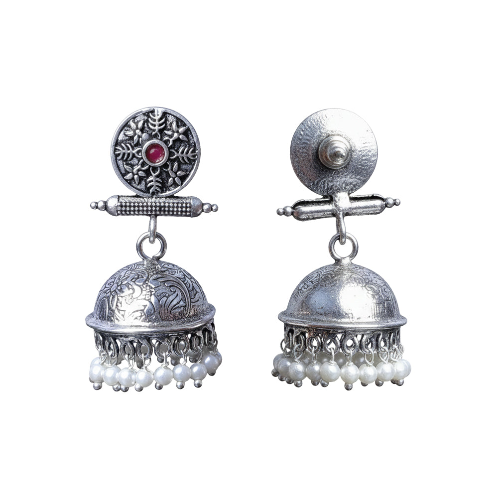 Charmbell  earrings (Red)