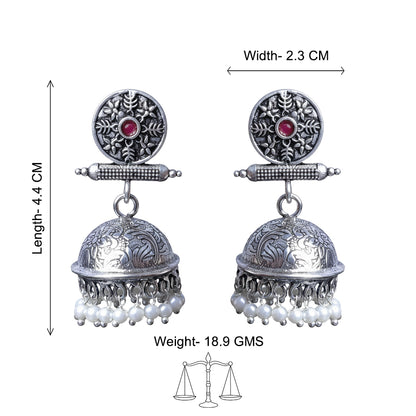 Charmbell  earrings (Red)