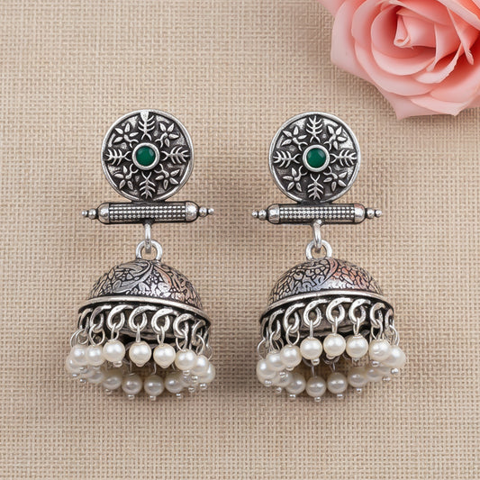 Charmbell  earrings (Green)