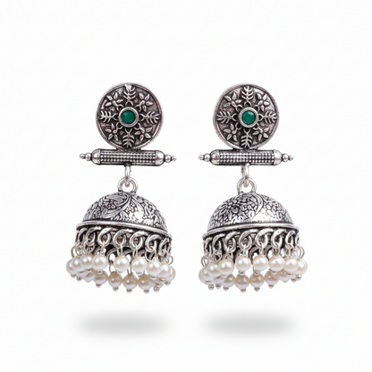 Charmbell  earrings (Green)