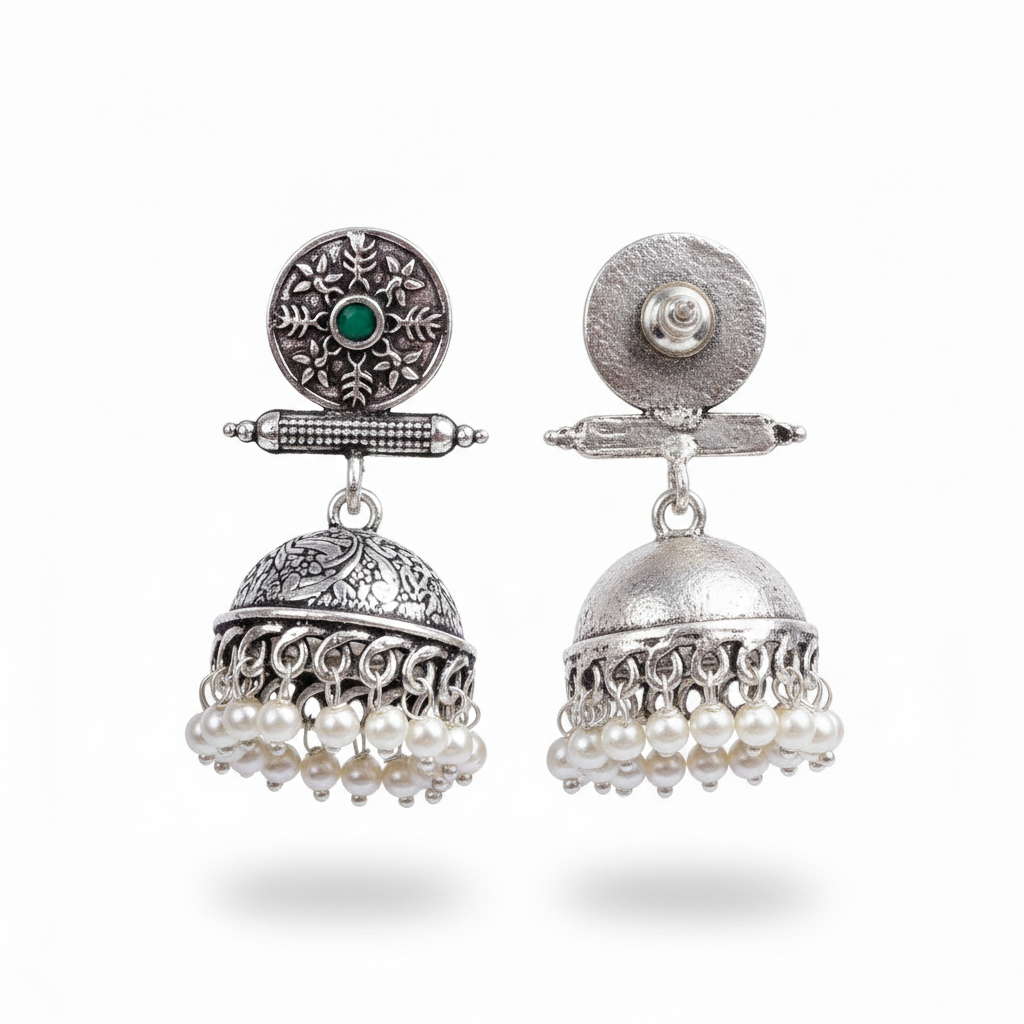 Charmbell  earrings (Green)