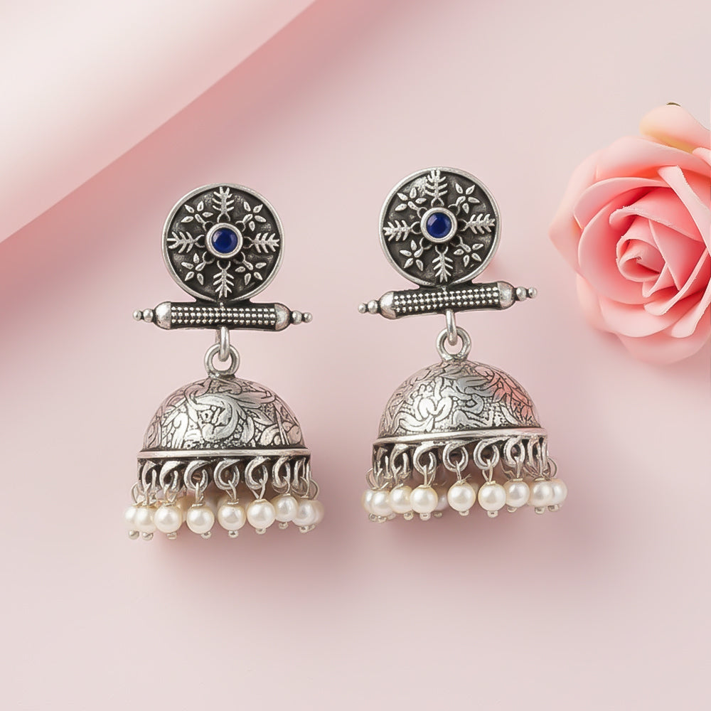 Charmbell  earrings (Blue)