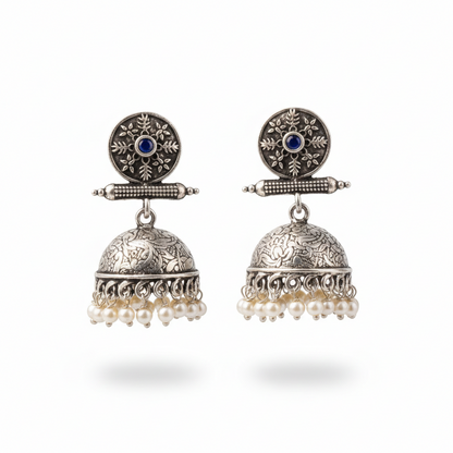 Charmbell  earrings (Blue)
