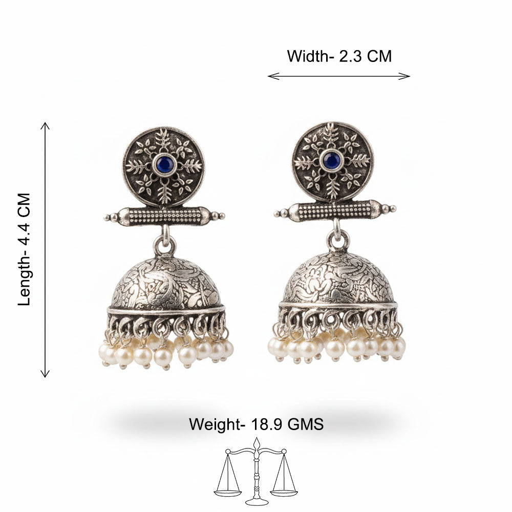 Charmbell  earrings (Blue)