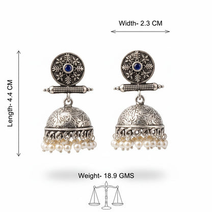 Charmbell  earrings (Blue)