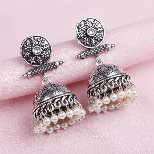 Charmbell  earrings (White)