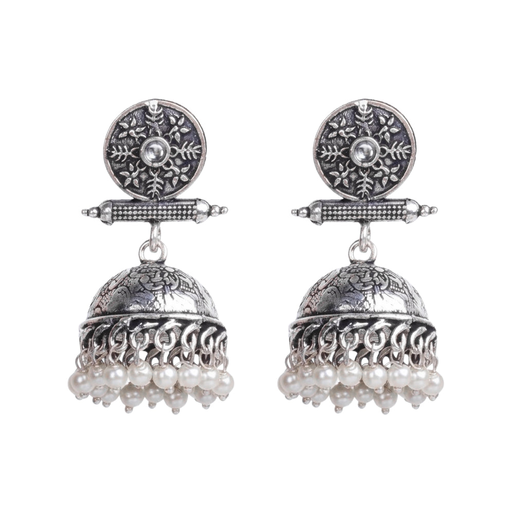 Charmbell  earrings (White)