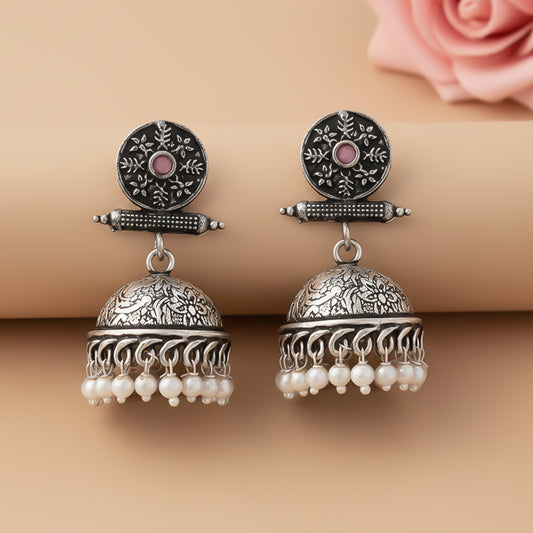 Charmbell  earrings (Baby Pink)
