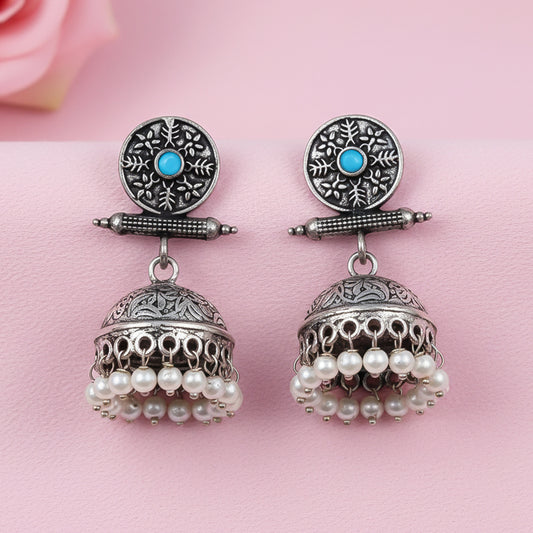 Charmbell  earrings (Sky Blue)