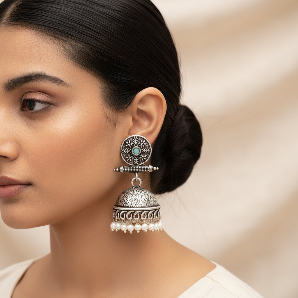 Charmbell  earrings (Mint)