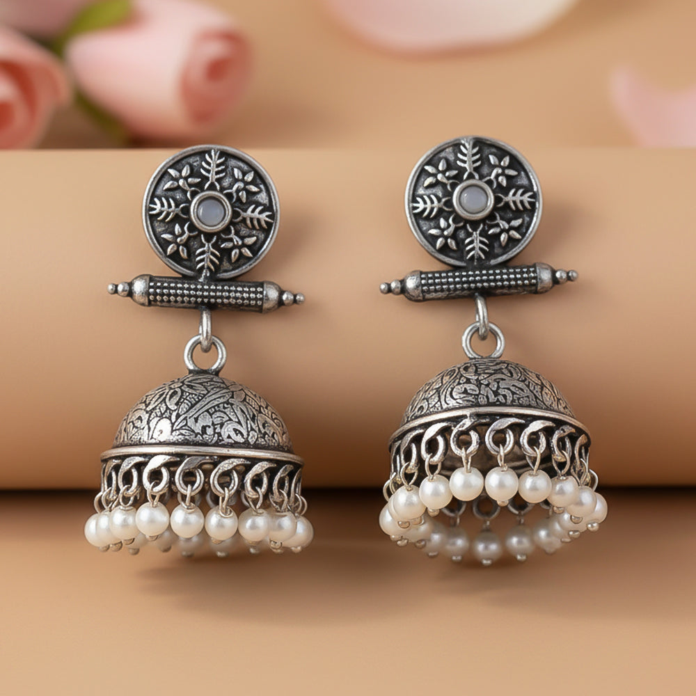 Charmbell  earrings (Grey)