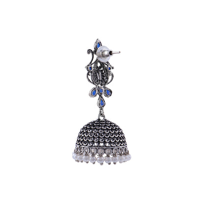 Kalash Kamal  earring (Blue)