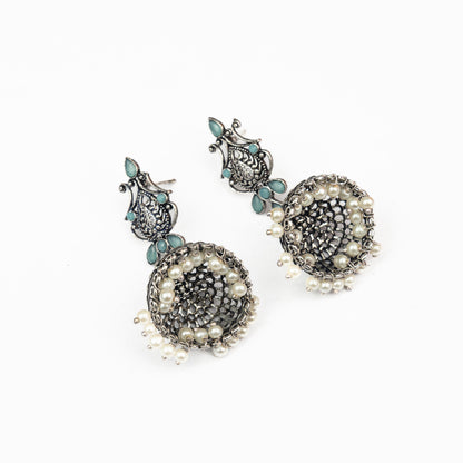 Kalash Kamal  earring (Mint)