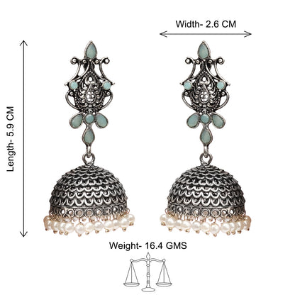 Kalash Kamal  earring (Mint)