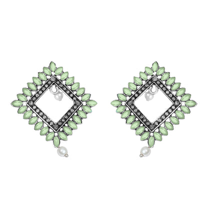 Sass Stone stud earrings (Pista)