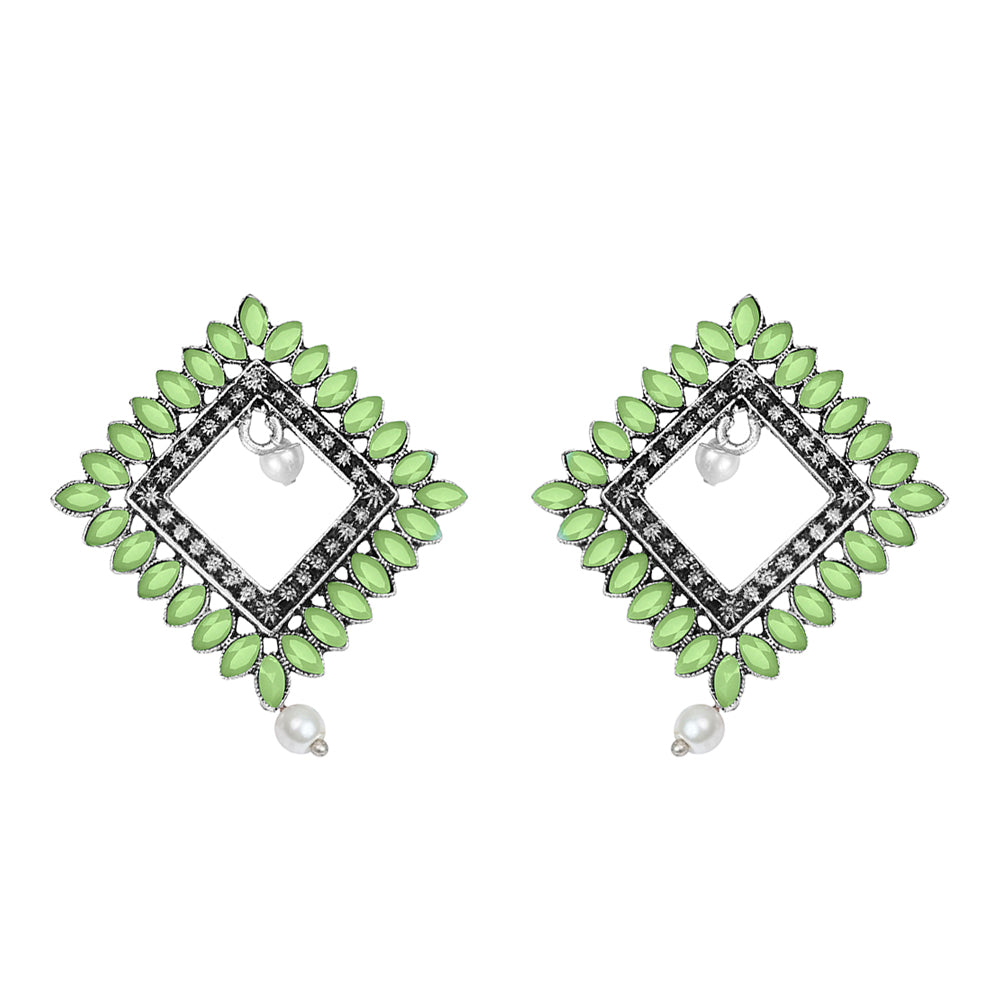 Sass Stone stud earrings (Pista)