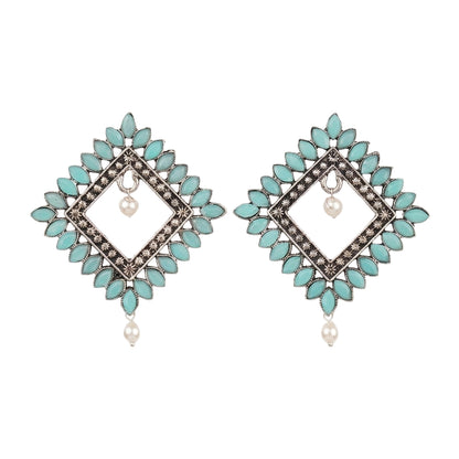 Sass Stone stud earrings (Mint)