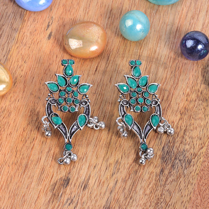 Tint and Twinkle  earrings (Green)