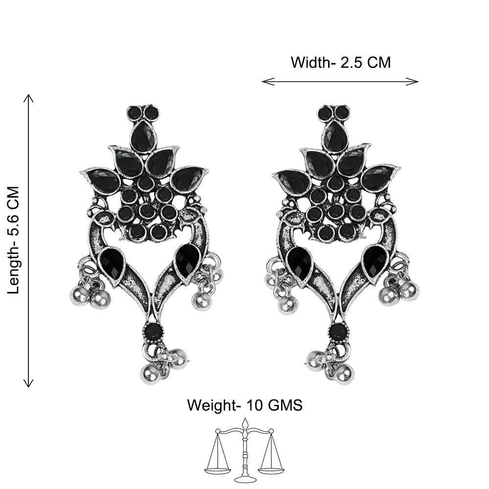 Tint and Twinkle  earrings (Black)