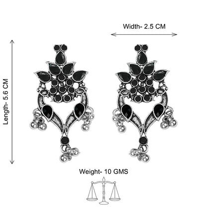 Tint and Twinkle  earrings (Black)